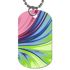 Colors Dog Tag (one Side) by ValentinaDesign