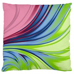 Colors Large Cushion Case (one Side) by ValentinaDesign