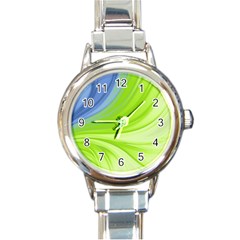 Colors Round Italian Charm Watch by ValentinaDesign