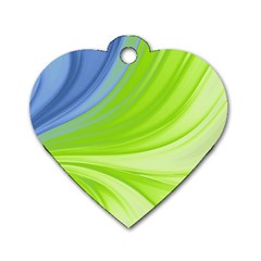 Colors Dog Tag Heart (two Sides) by ValentinaDesign