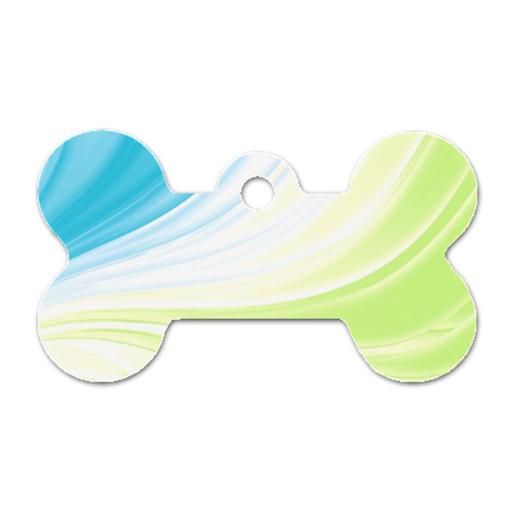 Colors Dog Tag Bone (One Side)