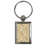 Complex Geometric Pattern Key Chains (Rectangle)  Front