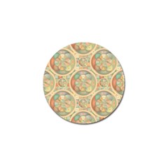 Complex Geometric Pattern Golf Ball Marker by linceazul