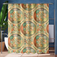 Complex Geometric Pattern Shower Curtain 60  X 72  (medium)  by linceazul