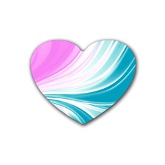 Colors Heart Coaster (4 Pack)  by ValentinaDesign