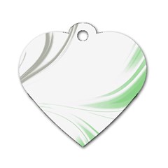 Colors Dog Tag Heart (two Sides) by ValentinaDesign