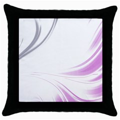 Colors Throw Pillow Case (black) by ValentinaDesign