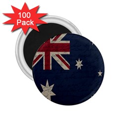 Vintage Australian Flag 2 25  Magnets (100 Pack)  by ValentinaDesign