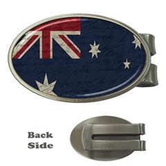 Vintage Australian Flag Money Clips (oval)  by ValentinaDesign