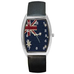 Vintage Australian Flag Barrel Style Metal Watch by ValentinaDesign