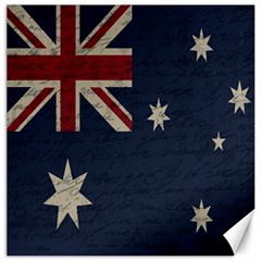 Vintage Australian Flag Canvas 16  X 16   by ValentinaDesign