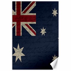 Vintage Australian Flag Canvas 20  X 30   by ValentinaDesign