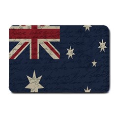 Vintage Australian Flag Small Doormat  by ValentinaDesign