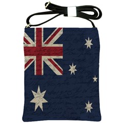 Vintage Australian Flag Shoulder Sling Bags by ValentinaDesign