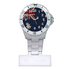 Vintage Australian Flag Plastic Nurses Watch by ValentinaDesign