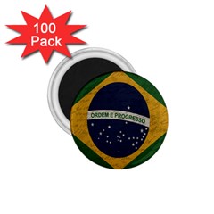 Vintage Flag - Brasil 1 75  Magnets (100 Pack)  by ValentinaDesign