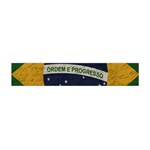 Vintage flag - Brasil Flano Scarf (Mini) Front