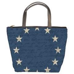 Vintage Flag - Eu Bucket Bags by ValentinaDesign