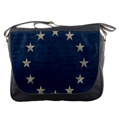 Vintage Flag - Eu Messenger Bags by ValentinaDesign