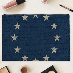 Vintage Flag - Eu Cosmetic Bag (xxl)  by ValentinaDesign