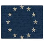 Vintage flag - EU Double Sided Flano Blanket (Medium)  60 x50  Blanket Back