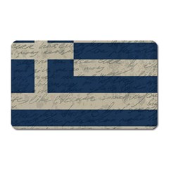 Vintage Flag - Greece Magnet (rectangular) by ValentinaDesign