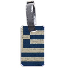 Vintage Flag - Greece Luggage Tags (one Side)  by ValentinaDesign