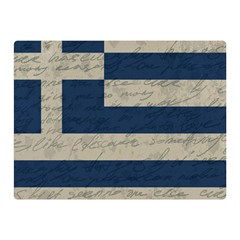 Vintage Flag - Greece Double Sided Flano Blanket (mini)  by ValentinaDesign