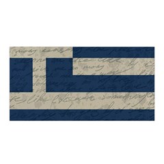 Vintage Flag - Greece Satin Wrap by ValentinaDesign