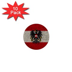 Vintage Flag - Austria 1  Mini Buttons (10 Pack)  by ValentinaDesign