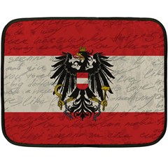 Vintage Flag - Austria Fleece Blanket (mini) by ValentinaDesign