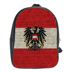 Vintage Flag - Austria School Bags(large)  by ValentinaDesign