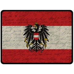 Vintage Flag - Austria Fleece Blanket (large)  by ValentinaDesign