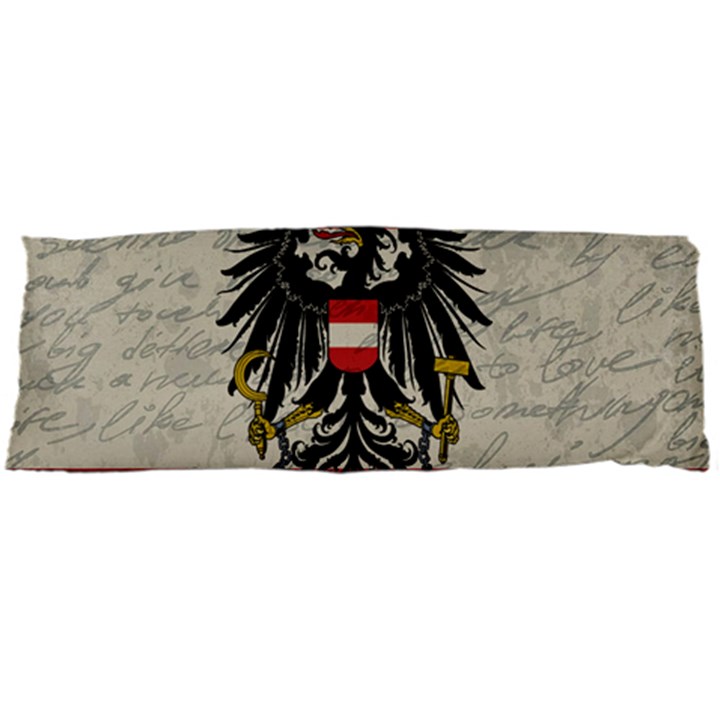 Vintage flag - Austria Body Pillow Case Dakimakura (Two Sides)