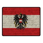 Vintage flag - Austria Double Sided Fleece Blanket (Small)  45 x34  Blanket Front