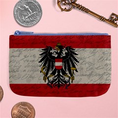 Vintage Flag - Austria Large Coin Purse by ValentinaDesign