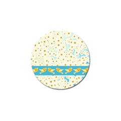 Birds And Daisies Golf Ball Marker by linceazul