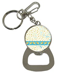 Birds And Daisies Bottle Opener Key Chains by linceazul