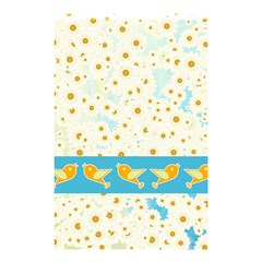 Birds And Daisies Shower Curtain 48  X 72  (small)  by linceazul