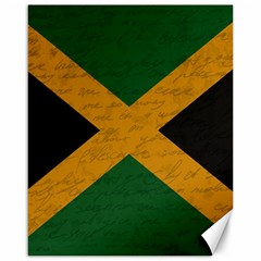 Vintage Flag - Jamaica Canvas 16  X 20   by ValentinaDesign