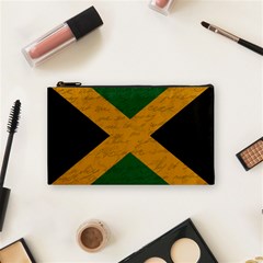 Vintage Flag - Jamaica Cosmetic Bag (small)  by ValentinaDesign