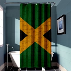 Vintage Flag - Jamaica Shower Curtain 36  X 72  (stall)  by ValentinaDesign