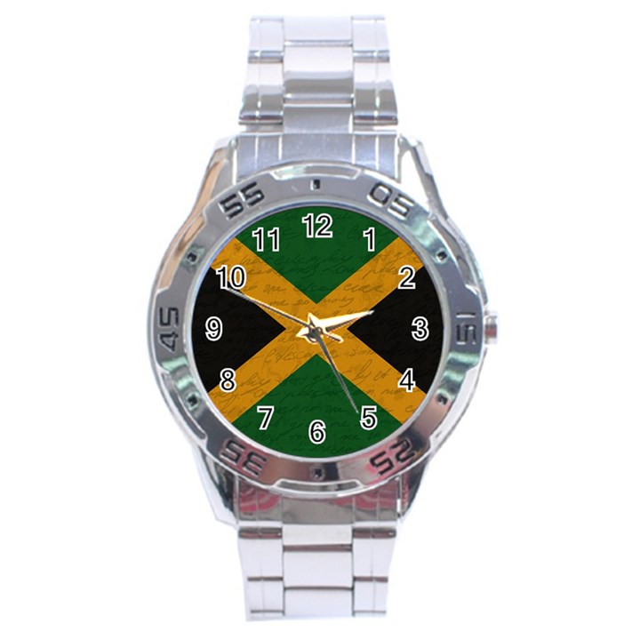 Vintage flag - Jamaica Stainless Steel Analogue Watch