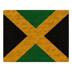 Vintage Flag - Jamaica Double Sided Flano Blanket (large)  by ValentinaDesign