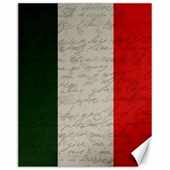 Vintage Flag - Italia Canvas 16  X 20   by ValentinaDesign