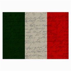 Vintage Flag - Italia Large Glasses Cloth (2-side) by ValentinaDesign