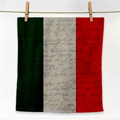 Vintage Flag - Italia Face Towel by ValentinaDesign