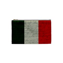 Vintage Flag - Italia Cosmetic Bag (small)  by ValentinaDesign