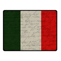 Vintage Flag - Italia Fleece Blanket (small) by ValentinaDesign