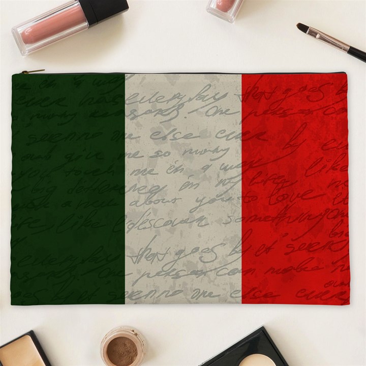 Vintage flag - Italia Cosmetic Bag (XXL) 